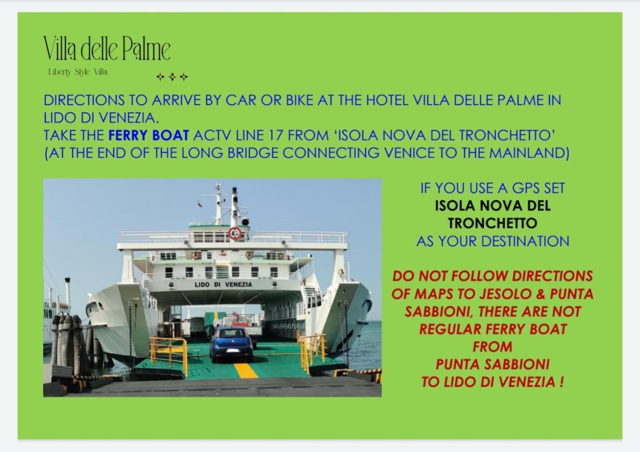 Hotel Villa Delle Palme Lido di Venezia Ngoại thất bức ảnh
